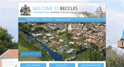 Desktop Screenshot of beccles.info